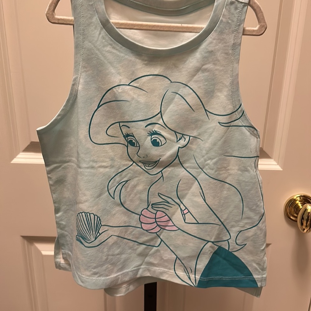 LET’S SHELLABRATE girls TIE DYE TEAL TANK TOP